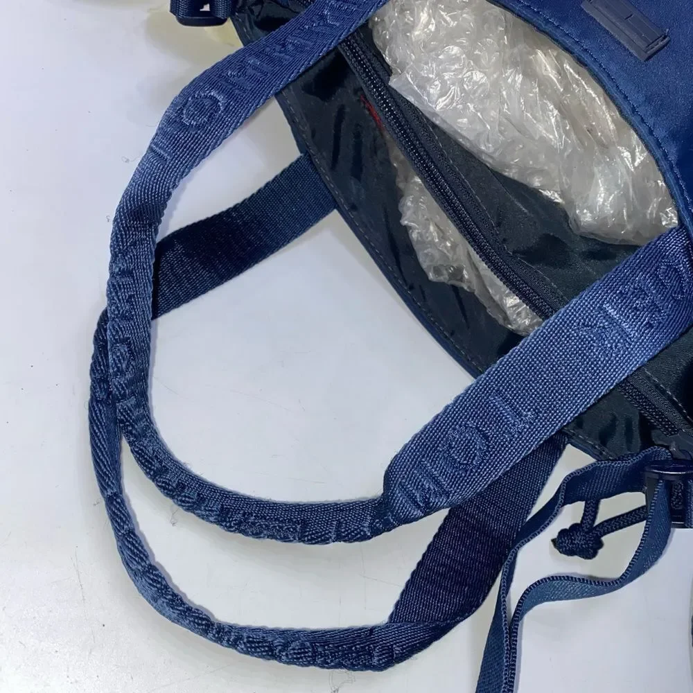 Tommy Hilfiger Canvas Tote Blue Small